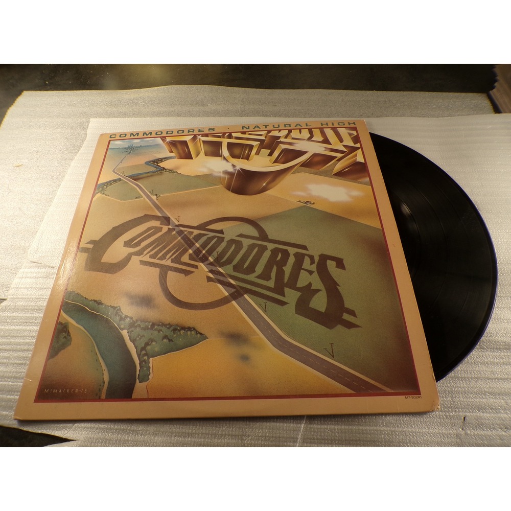 Commodores Natural High Vinyl LP 1978 Motown M7-902R1 Funk Soul Record
